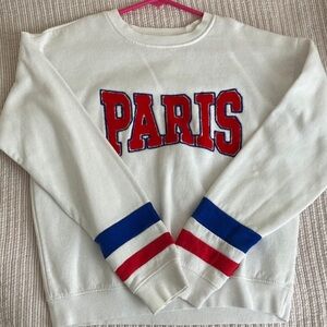 Garage White Paris Crewneck
